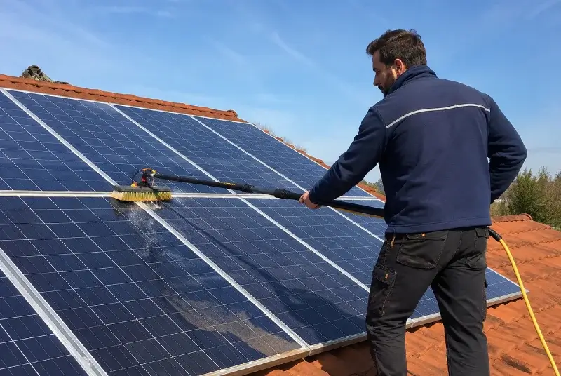 Nettoyage et entretien de panneaux solaires à Bréhan
